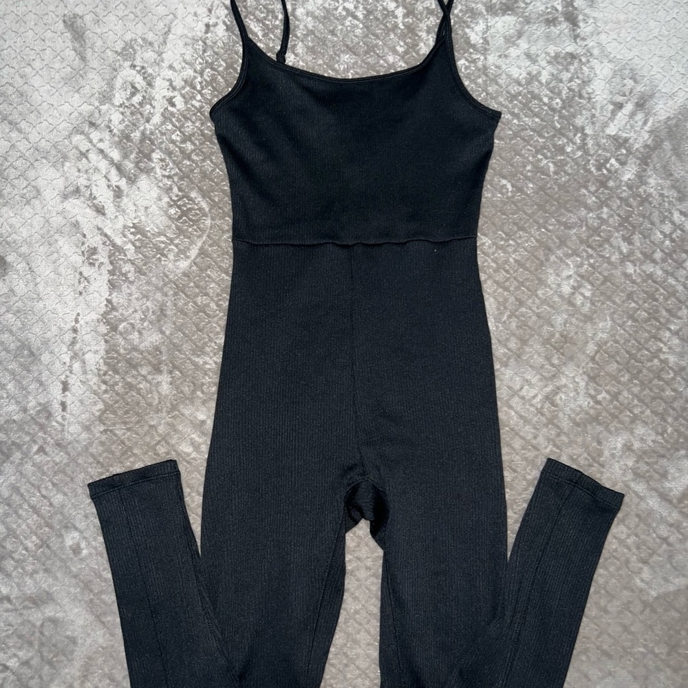 NWOT Wild Fable Black Ribbed Jumpsuit